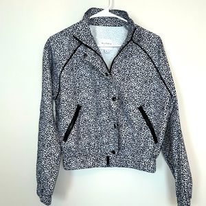 Allfenix womens size Small leopard jacket